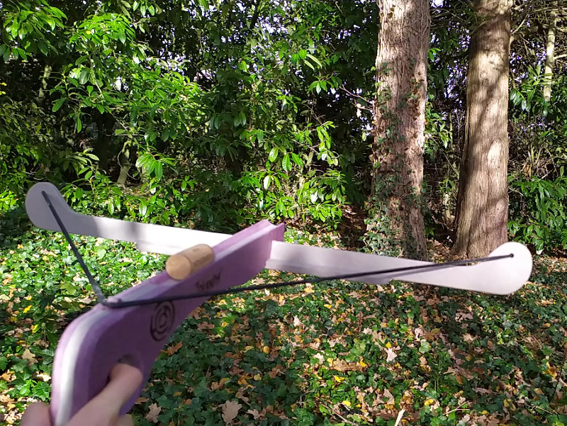 arbalète test arbre