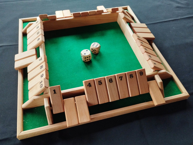 Jeu Shut the box 4 joueurs