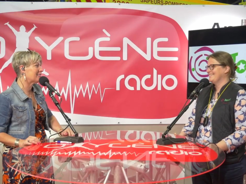 Image extraite de la vidéo de l'interview de Maude par OxygÚne radio